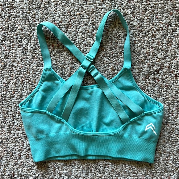 Oner Active Classic Seamless Sports Bra in Lagoon Marl size Small - Picture 2 of 3